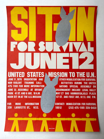 Link to  Sit-In for Survival PosterUSA, 1978  Product