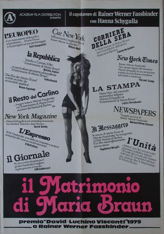 Link to  Il Matrimonio di Maria BraunC. 1978  Product