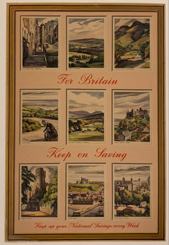 Link to  For Britain: Keep on Saving, Keep up your National Savings Every Week  ✓Great Britain, C. 1945  Product