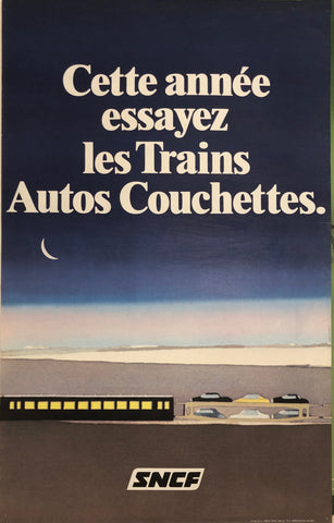 Link to  SNCF: Cette annee essayez les Trains Autos Couchettes PosterFrance, 1967  Product