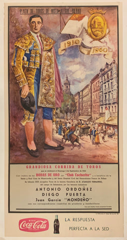 Link to  Coca-Cola Grandiosa Corrida de Toros Poster ✓Spain, 1933  Product