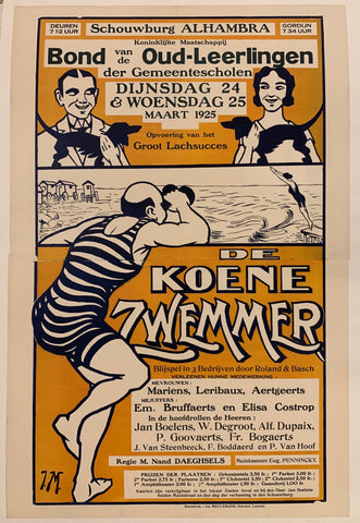 Link to  De Koene Zwemmer Poster ✓Belgium, 1925  Product