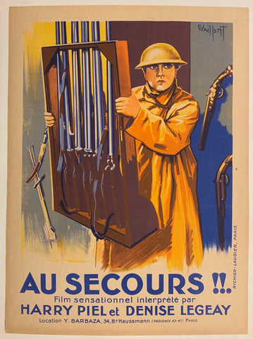 Link to  Au Secours !! Film PosterFrance, 1924  Product