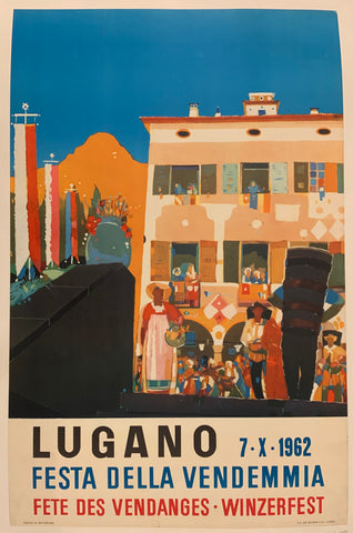 Link to  Lugano Festival Poster ✓France, 1962  Product