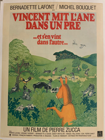 Link to  Vincent Mit L'ane Dans Un Pre Film PosterFrance, 1976  Product