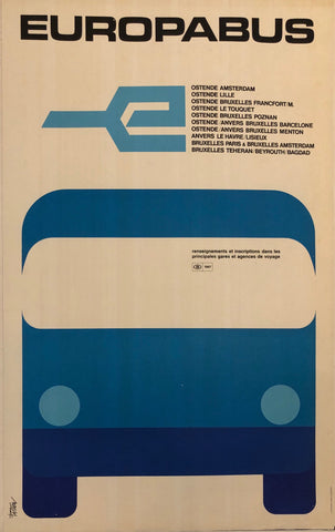 Link to  Europabus Travel PosterFrance, 1967  Product