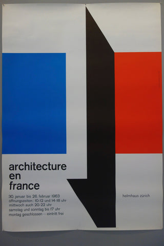 Link to  Architecture en FranceSwiss Poster, 1963  Product