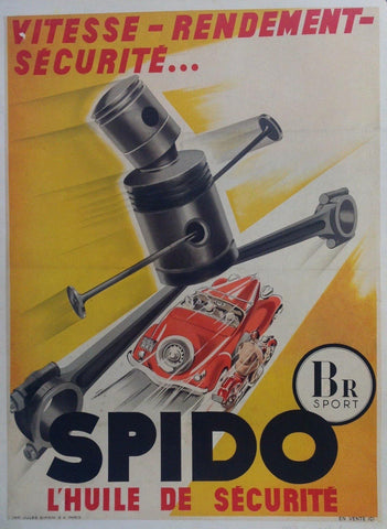Link to  Vitesse - Rendement - Securite... Spido L'Huile De SécuritéC. 1938  Product