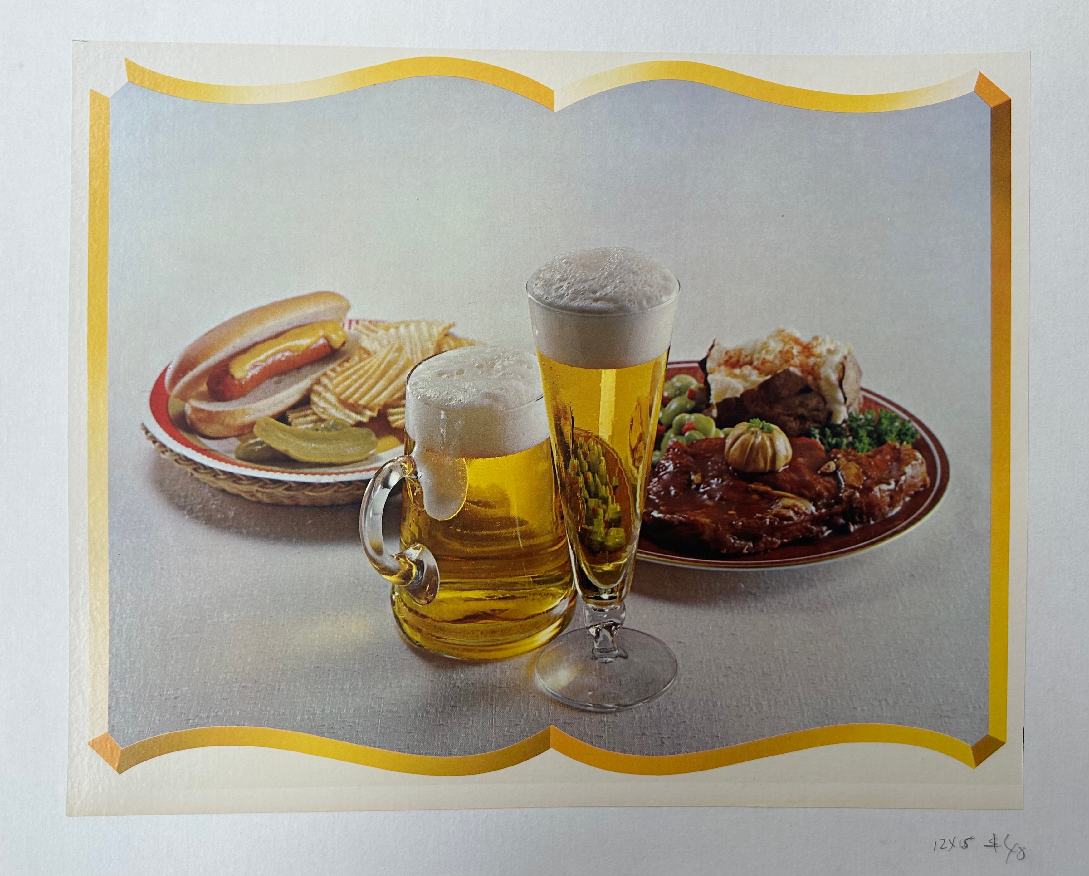 Lunch with Beers Poster