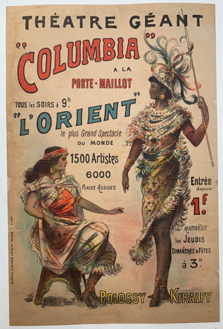 Link to  Theatre Geant "Columbia" ✓France, C. 1880  Product