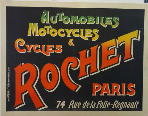 Link to  Automobiles, Motocycles & Cycles ROCHETc.1890  Product