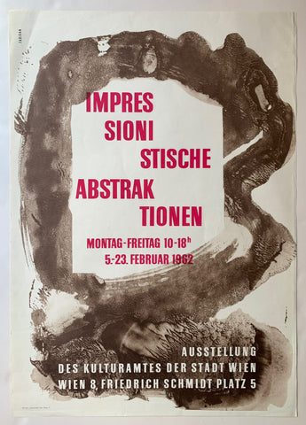 Link to  Impres Sioni Stische Abstraktionen PosterGermany, 1962  Product