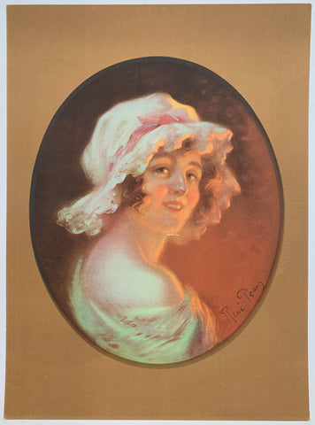 Link to  Portrait Painting Young Lady ✓France, C. 1900  Product