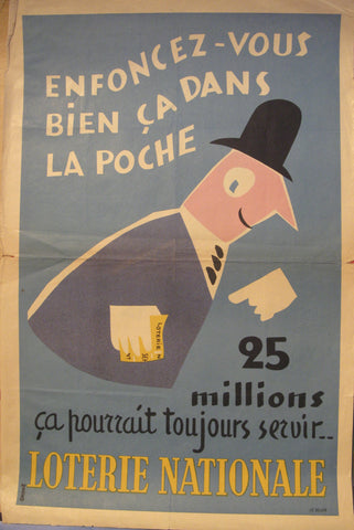 Link to  Loterie Nationale - TophatFrance 1954  Product