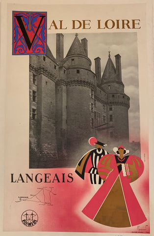 Link to  Val de Loire Langeais Travel Poster ✓France, c. 1930  Product