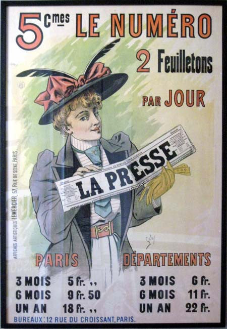 vintage french advertisement
