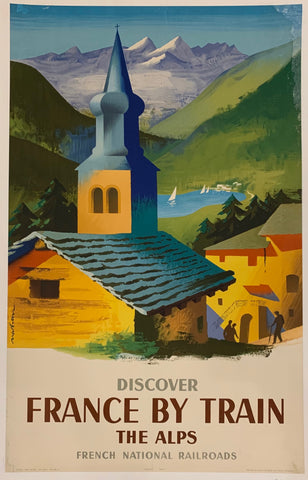 Link to  Discover France by Train Travel Poster #3 ✓France, 1954  Product