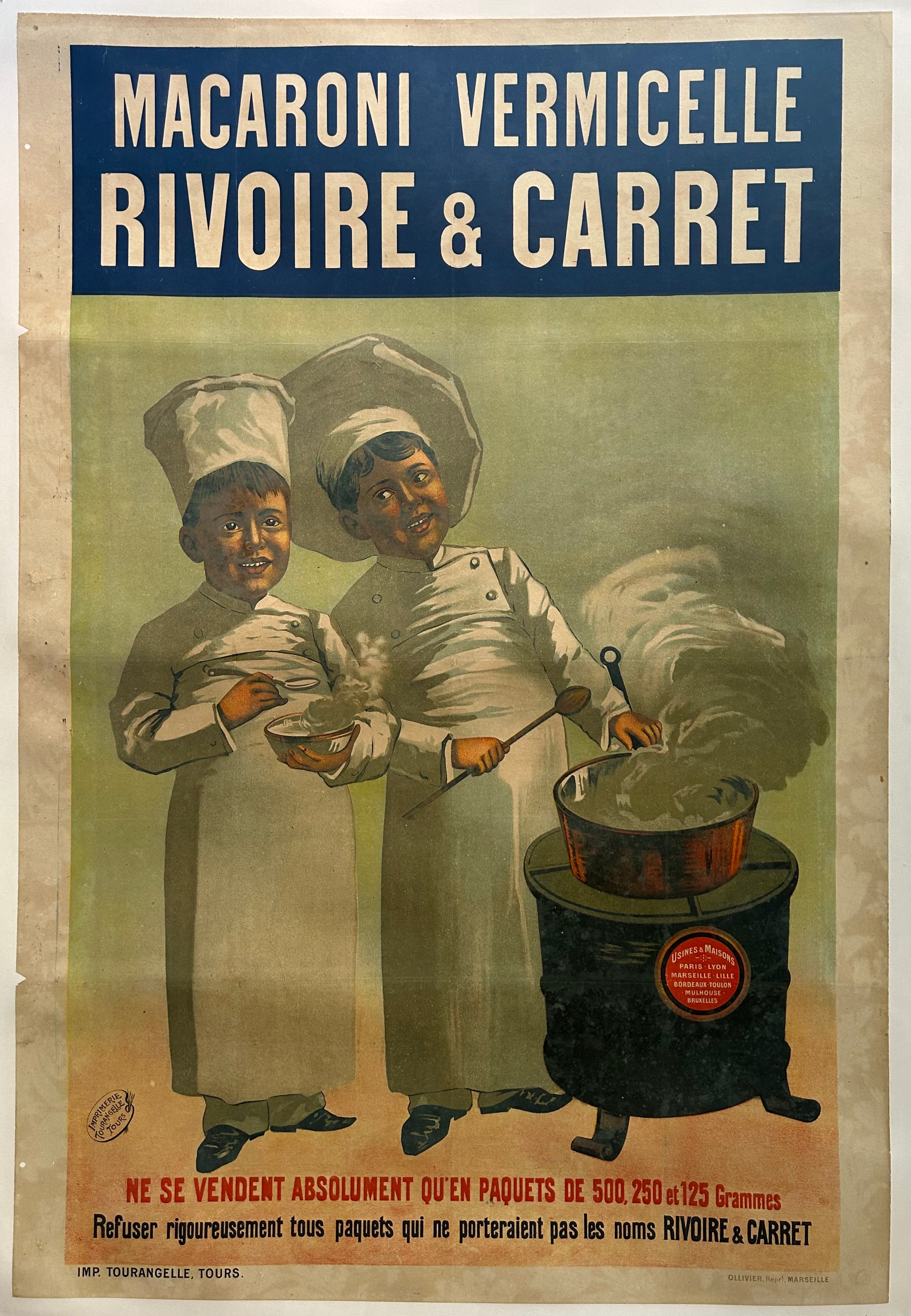 Macaroni Vermicelle Rivoire et Carret Poster
