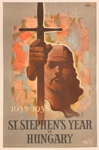 Link to  St. Stephen's Year in Hungary Poster ✓Hungary, 1938  Product