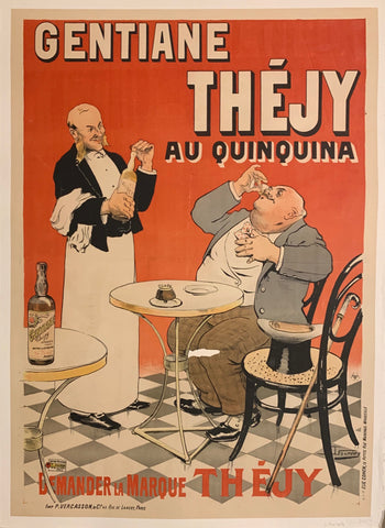 Link to  Gentiane Thejy PosterFrance, 1895  Product