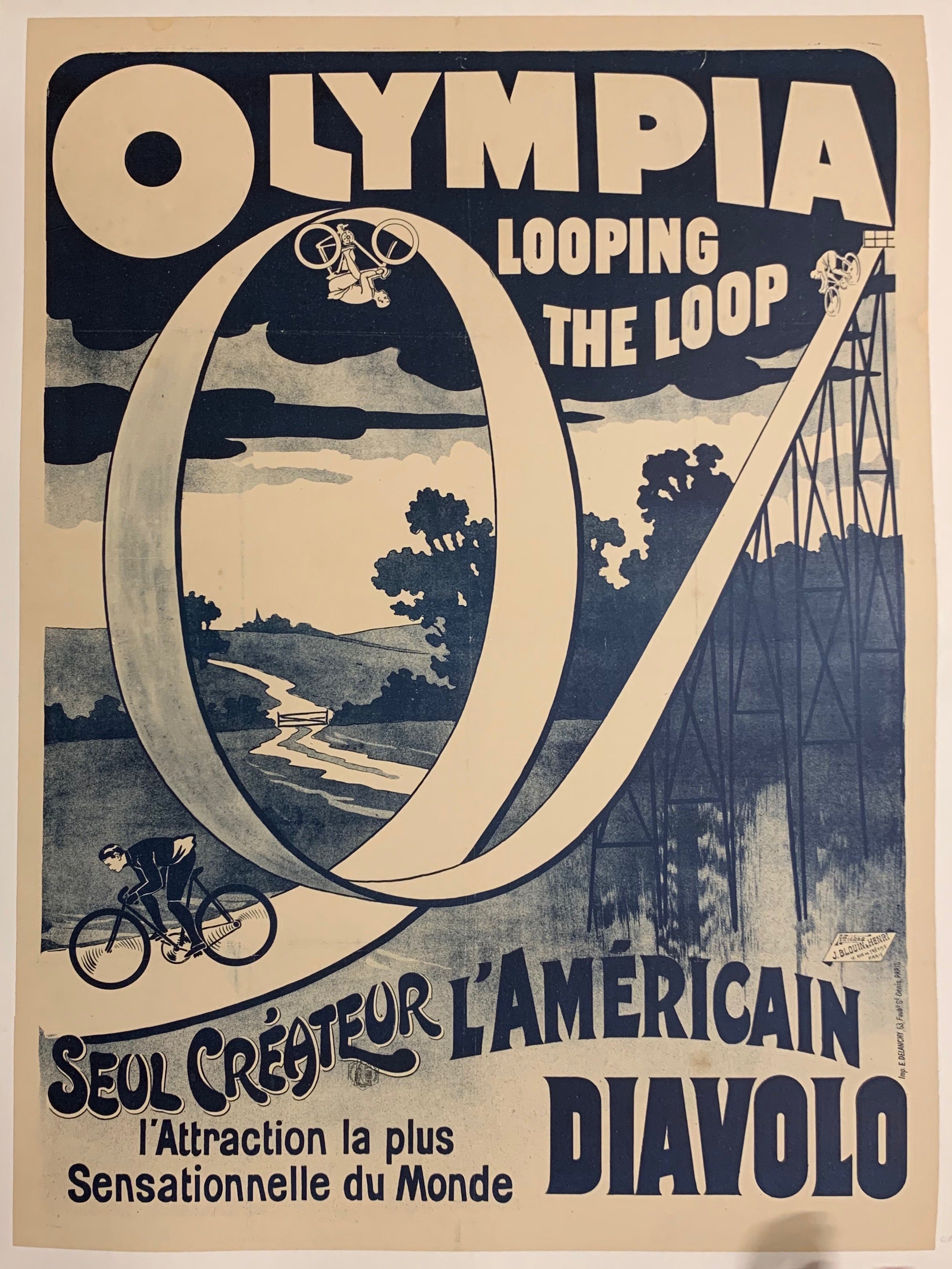 Olympia Looping The Loop Poster