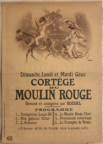 Link to  Cortège du Moulin Rouge PosterFrance - c. 1895  Product