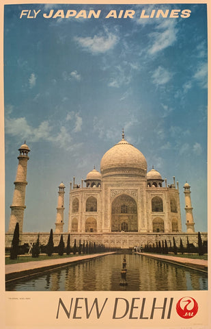 Link to  Japan Air Lines New Delhi Travel Poster ✓India, 1968  Product
