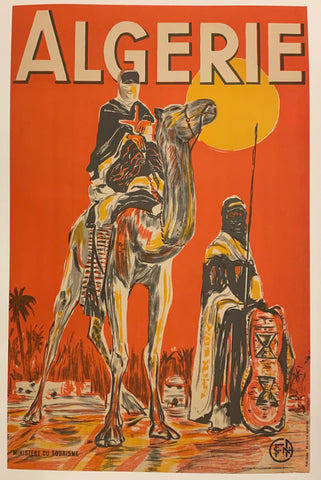 Link to  Algerie Travel Poster ✓Algeria, c. 1950  Product
