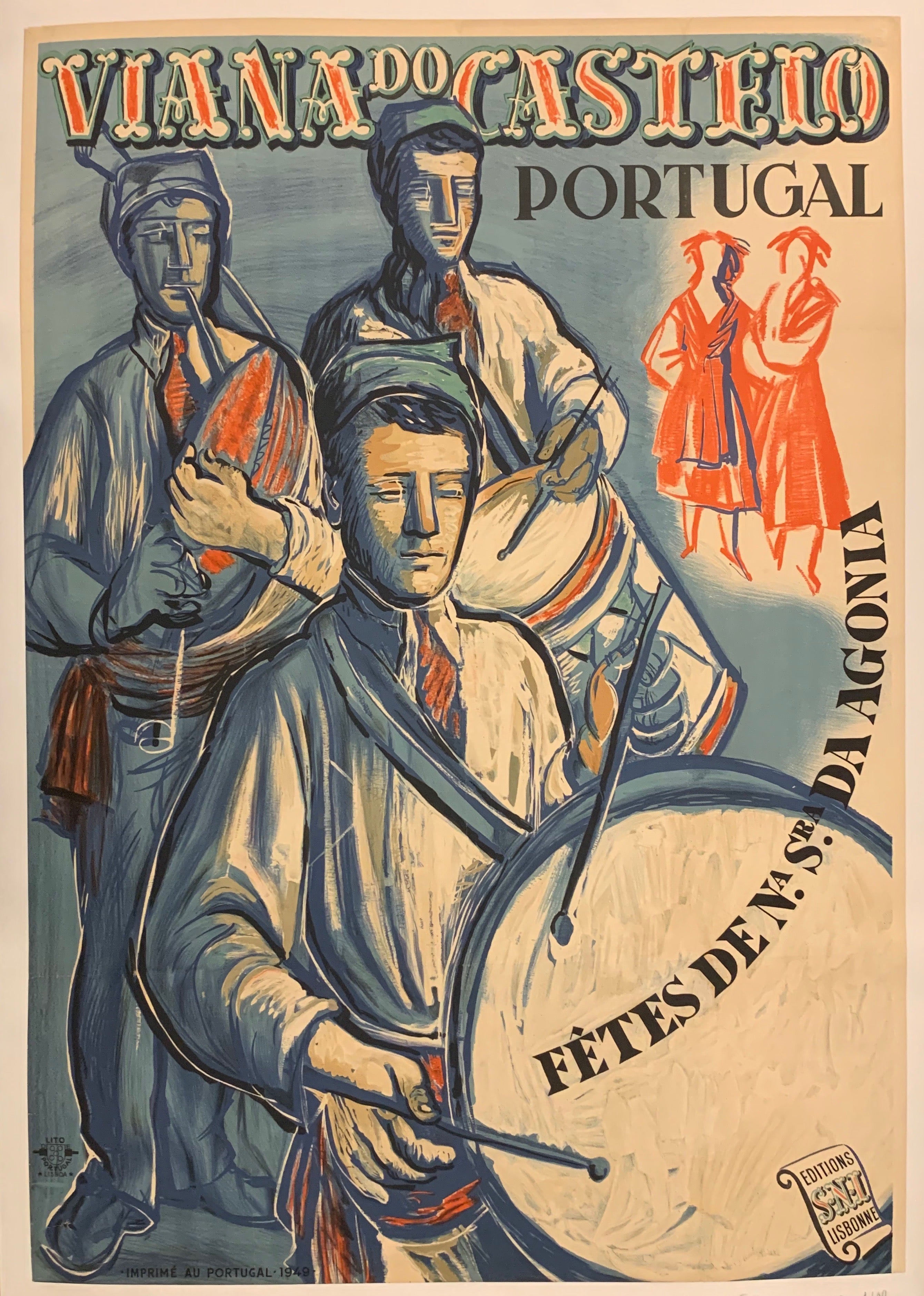 Viana Do Castelo Portugal Travel Poster ✓