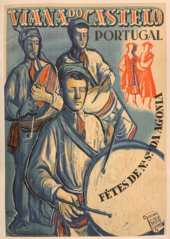 Link to  Viana Do Castelo Portugal Travel Poster ✓Portugal, 1949  Product
