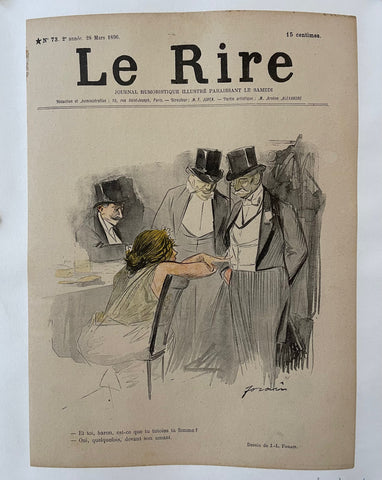 Link to  Le Rire PosterFrance, 1896  Product