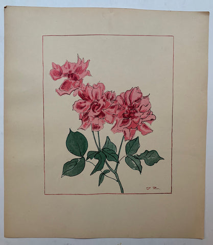 Link to  Garden Roses #06 ✓J.Z, c. 1930  Product