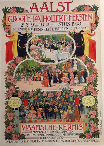 Link to  Aalst Groote Katholieke FeestenBrussels, 1908  Product