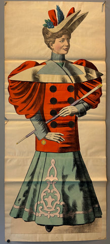 Link to  Prim and Proper Woman Weissenburg Lithograph #21France, c. 1890s  Product