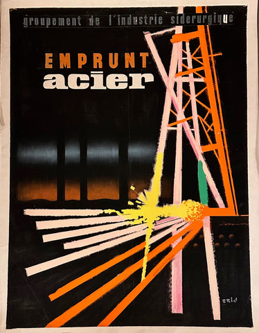 Link to  Groupement de l'Industrie Sidérurgique Original ArtFrance, 1960  Product