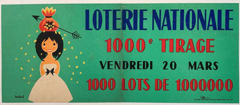 Link to  Loterie Nationale - Arrow Through BagFrance, C. 1960  Product
