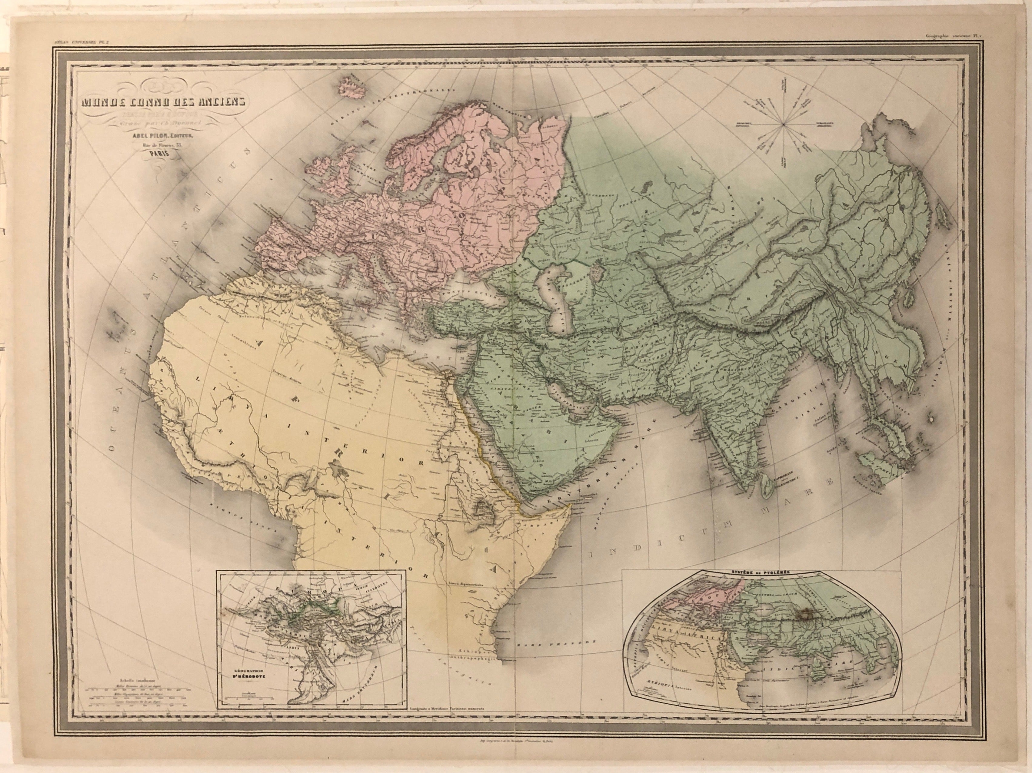 Monde Connu Des Anciens Map ✓