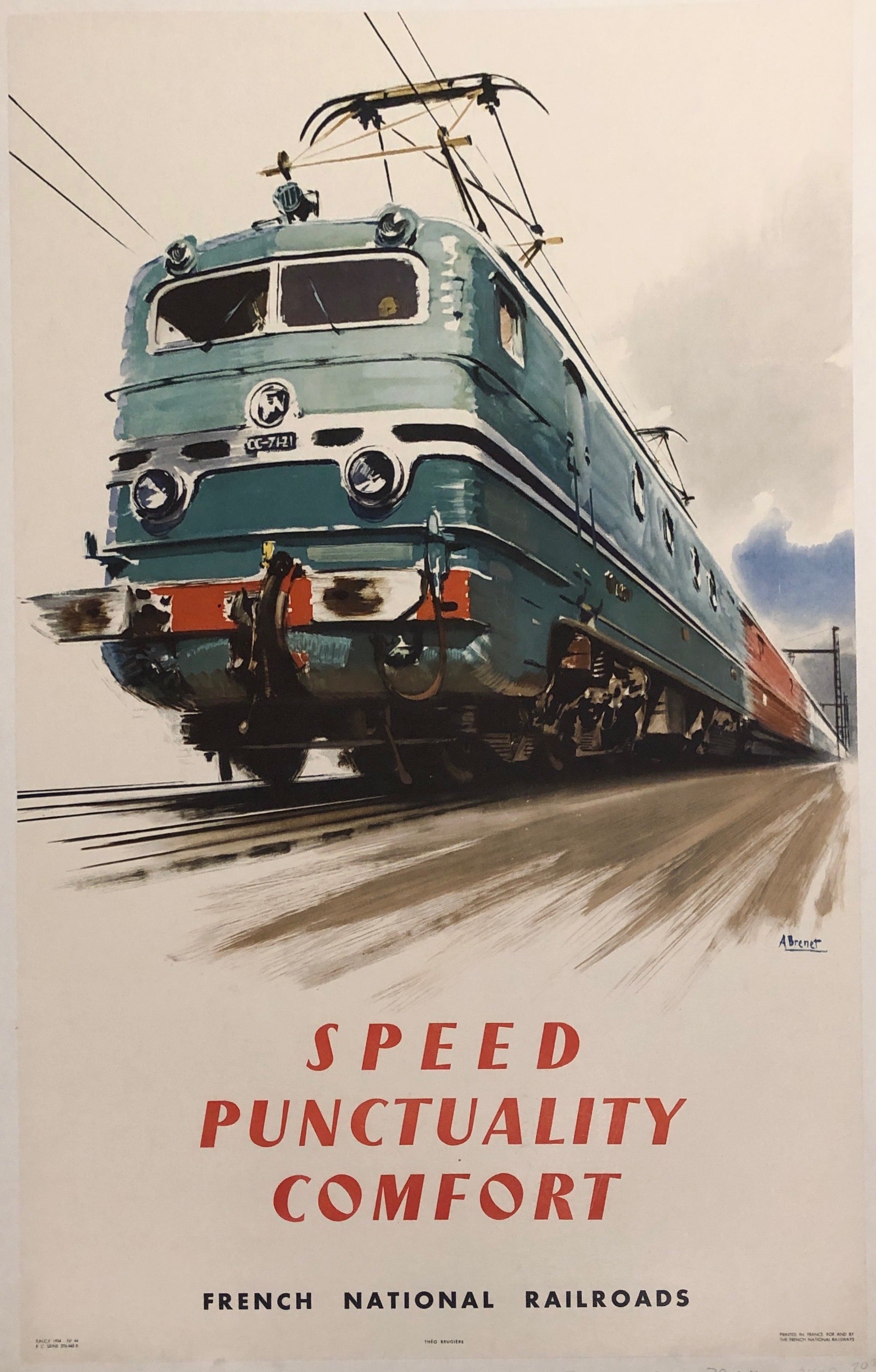 Speed Punctuality Comfort Poster ✓
