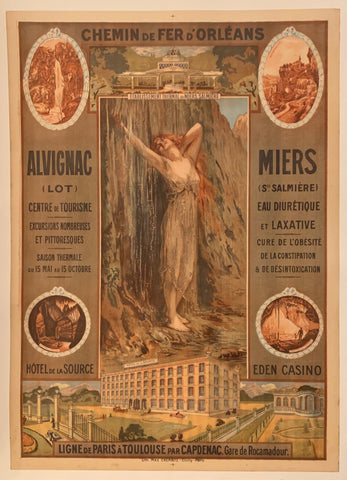 Link to  Chemin de Fer d'Orleans Poster ✓France, c. 1900  Product