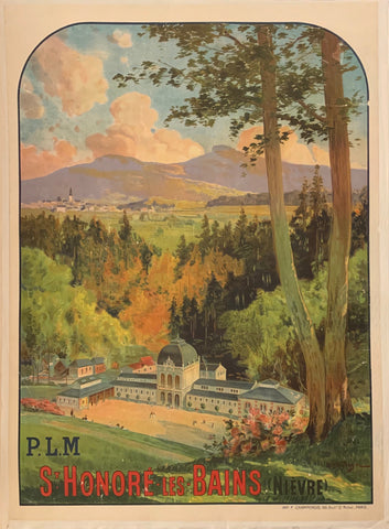 Link to  St Honore les Bains Poster ✓France, c. 1895  Product