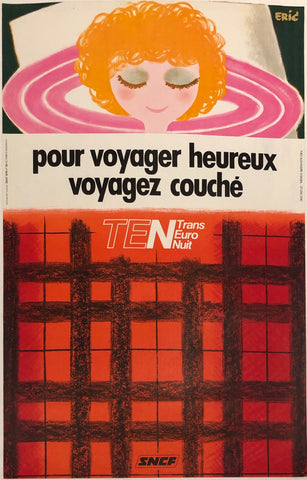 Link to  Trans Euro Nuit PosterFrance, c. 1965  Product