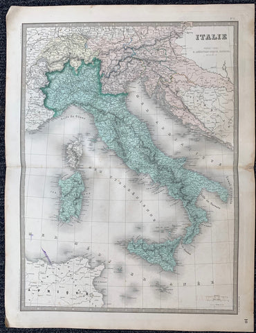 Link to  Italie Map 18601860  Product