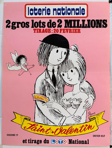 Link to  Loterie Nationale - "Saint Valentin"France, C. 1975  Product