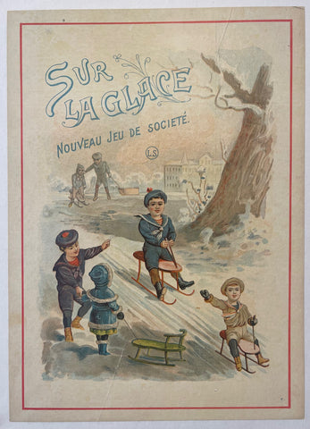 Link to  Sur La Glace PosterFrance, c. 1900  Product