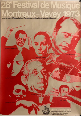 Link to  Festival de Musique PosterSwitzerland, 1973  Product