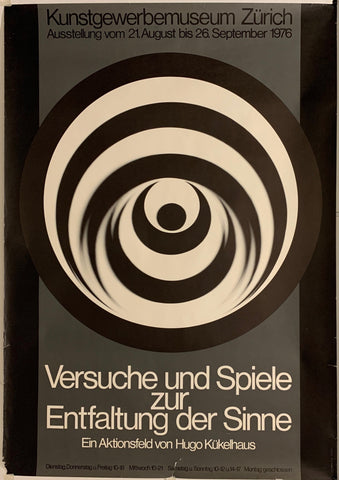 Link to  Kunstgewerbemuseum Zurich PosterSwitzerland, 1976  Product