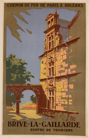 Link to  Brive-La-Gaillarde Travel Poster ✓France, c. 1930  Product