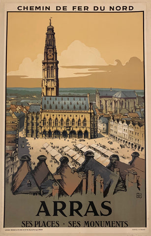 Link to  Arras Travel Poster ✓France, c. 1930  Product