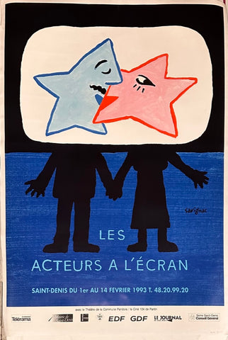 Link to  Les Acteurs à l'Écran Poster ✓France, 1993  Product