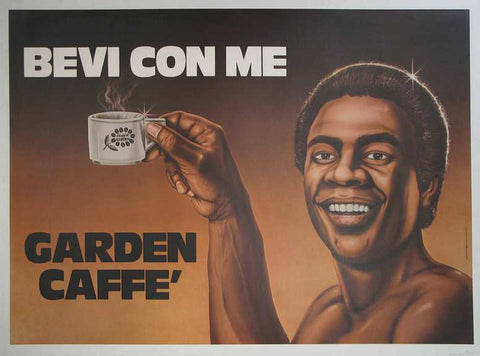 Link to  Bevi Con Me Garden Caffe Poster  Product